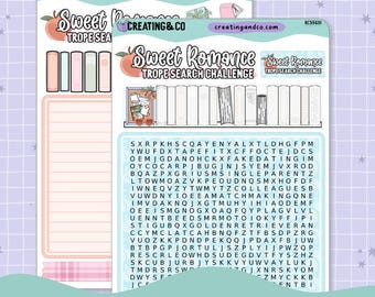 Sweet Romance Peaches Trope Woordzoeker Leesuitdaging - RC556