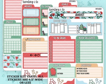 August Monthly Tile Sticker Kit - MT036