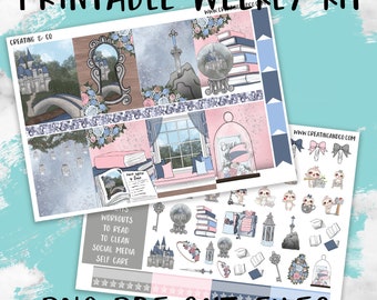 Fairytale EXCLUSIVE Printable Weekly Planner Stickers