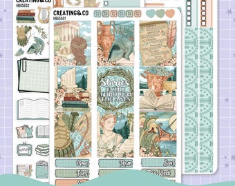 Pantheon of Pages Hobonichi Cousin Weekplanner Kit - stickers 1,3 inch - HB656