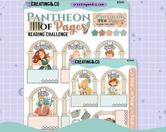Decoratieve leesuitdaging Pantheon of Pages - RC551