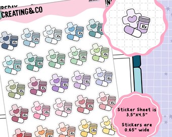 Medical Icon Functional Stickers - SBS023