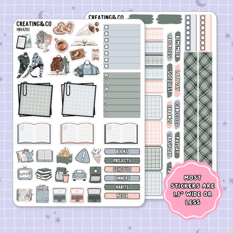 Winter Cabin, Snowed in Hobonichi Cousin Weekly Planner Kit - 1.3 ...