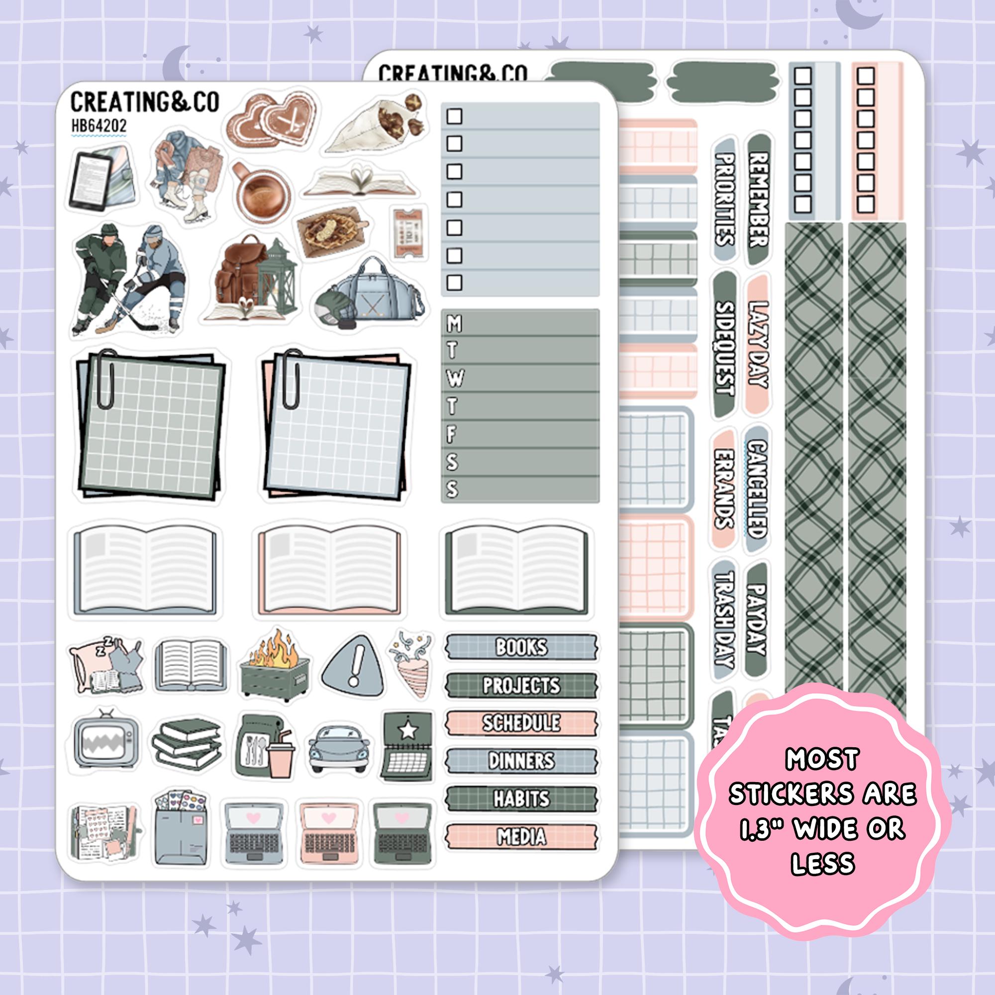 Winter Cabin, Snowed in Hobonichi Cousin Weekly Planner Kit - 1.3 ...