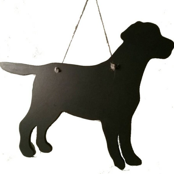 LABRADOR Hundeförmige Kreidetafel eine einzigartige handgefertigte feuchtigkeitsbeständige MDF-Mitteilungstafel Tafel Hundeliebhaber Geschenk