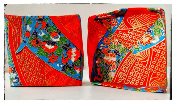 Sweet Little Handmade Origami Gift Box Japanese Yuzen Washi Paper