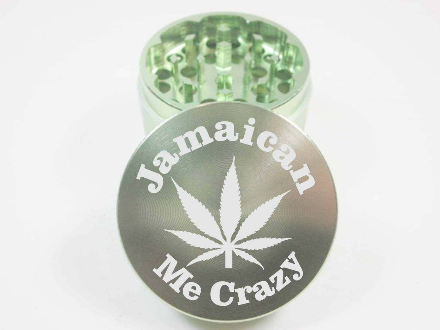Jamaican Me Crazy 2 Inch (50mm) Metal Herb Grinder