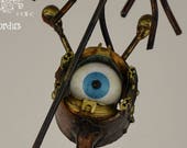 Sculpture scrap metal art collector  cyclops 