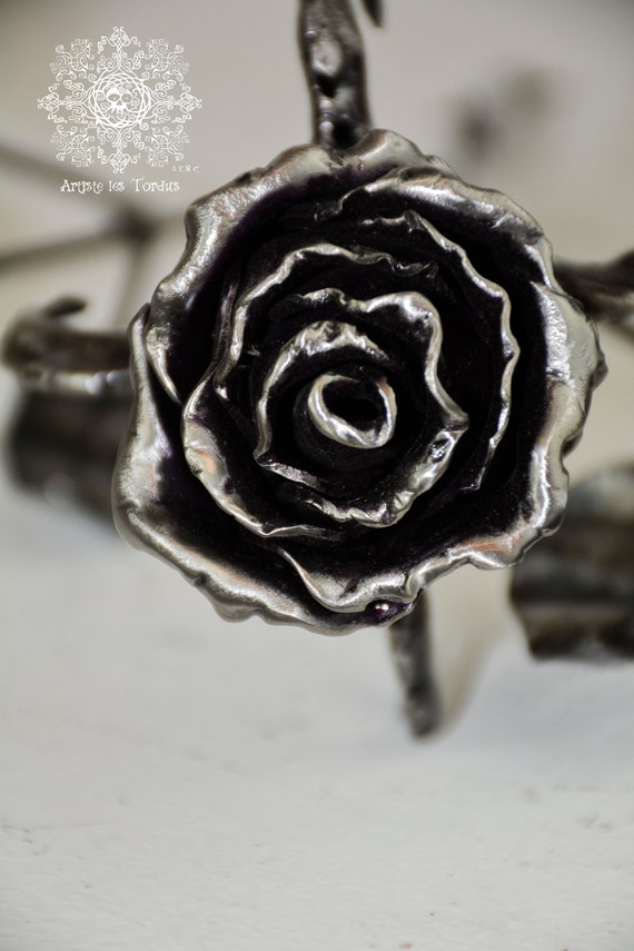 Metal Rose named "Birth of love". Perfect for wedding gift!!!