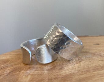 NEW PURE SILVER .999 BULLION SZ10 MENS RING MADE BY ANARCHY P.M JEWELRY #C181