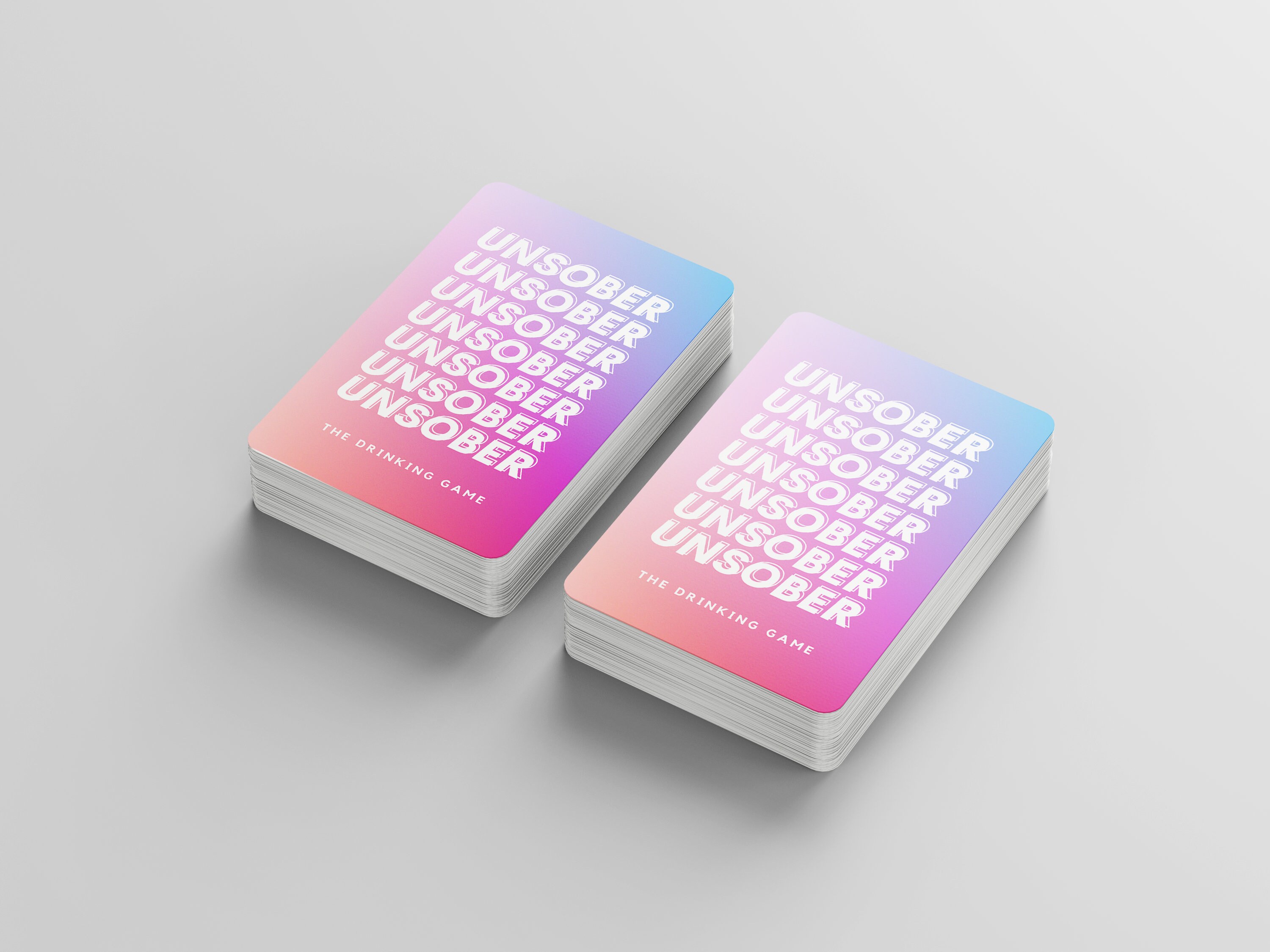 Unsober Drinking Game 108 Playing Cards - Etsy