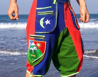Bicycle Day Shorts - 9 pockets with 4 zip locks - Albert Hofmann short pants