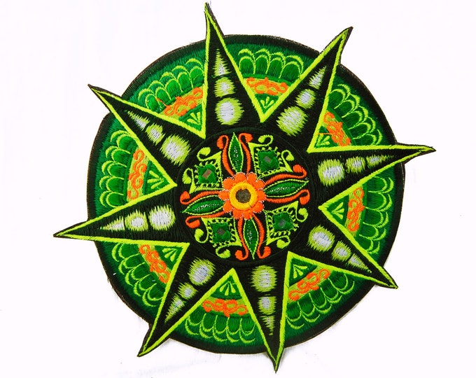 green mirror star patch