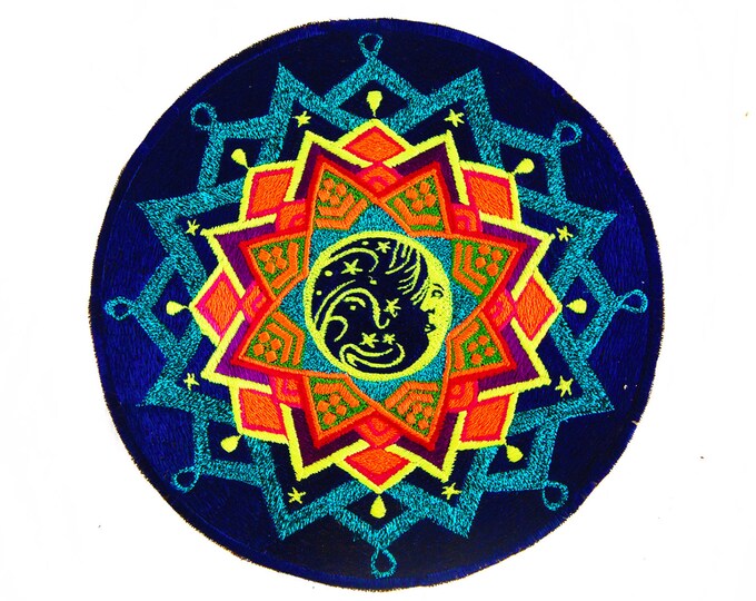 Moonface Mandala Patch