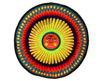 Huichol Sun Artwork