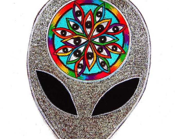 1000 alien eyes patch Patch LSD consciousness acid head extraterrestrial awareness