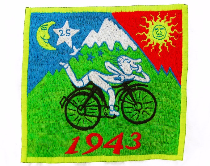 Bicycle Day Albert Hofmann 1943 LSD Patch Psychedelic Hippie Leary