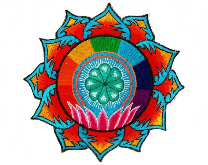 Lotus Peyote Mandala Patch