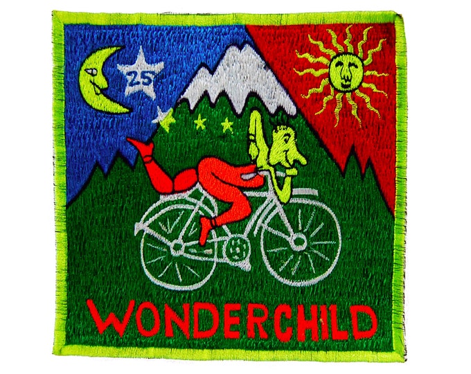 Special Wonderchild Bicycle Day Albert Hofmann LSD Patch Psychedelic Hippie Leary