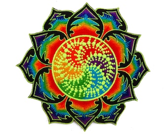 Milk Hill mandala crop circle rainbow fractal ufo mystery