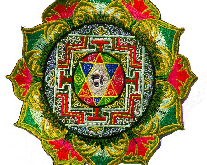 Aum Yantra Mandala Patch