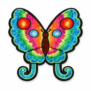 colourful butterfly patch small size beautiful