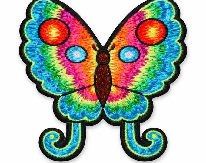 colourful butterfly patch small size beautiful