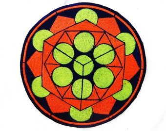 platonical beauty holy geometry patch sacred art