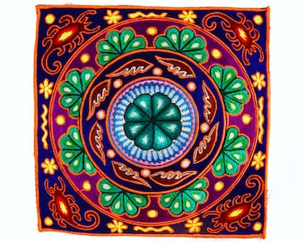 Hikuri Peyote Mandala Huichol Artwork
