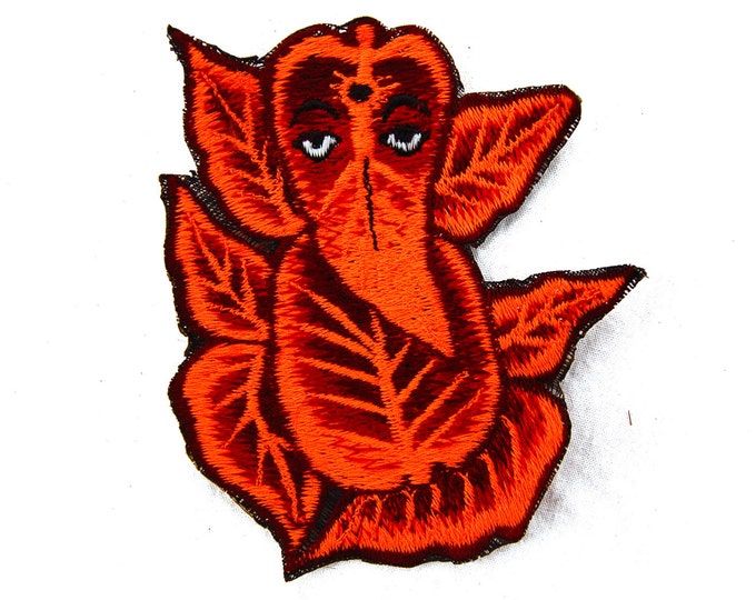 red ganesha patch small size