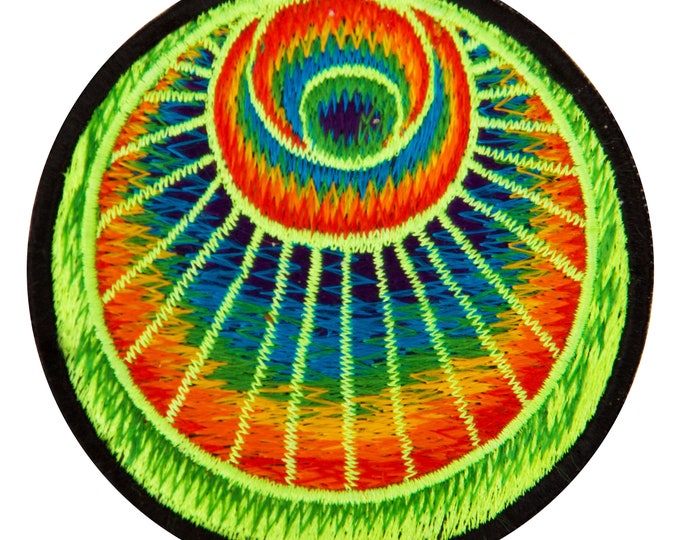 the angel crop circle patch - alien art - blacklight - protection symbol