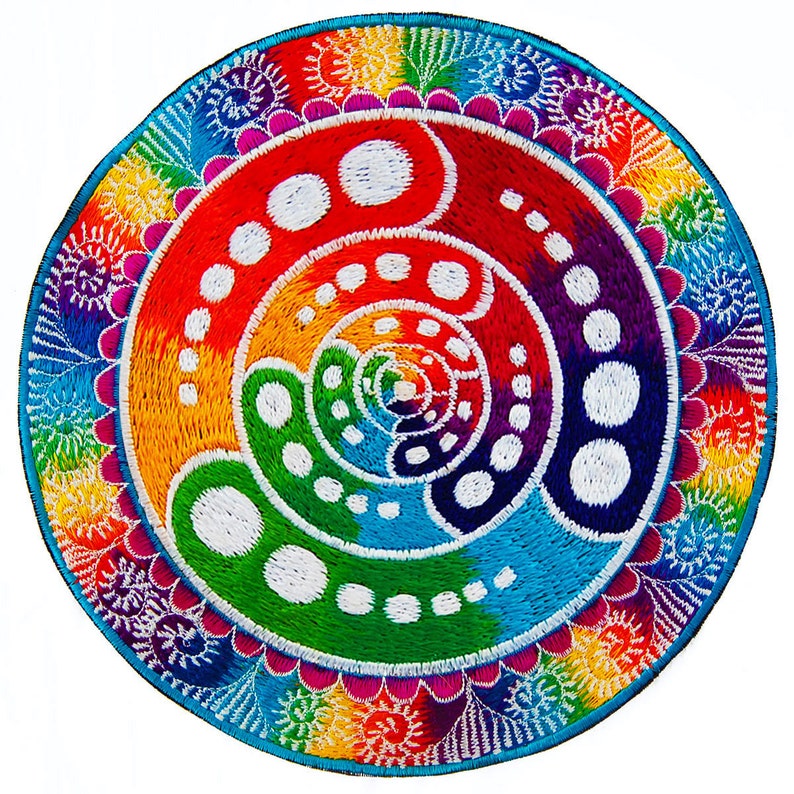 Design your jacket in any colours rainbow fractal attributes handmade in your size crop circle blacklight active 1 zip lock inside pocket