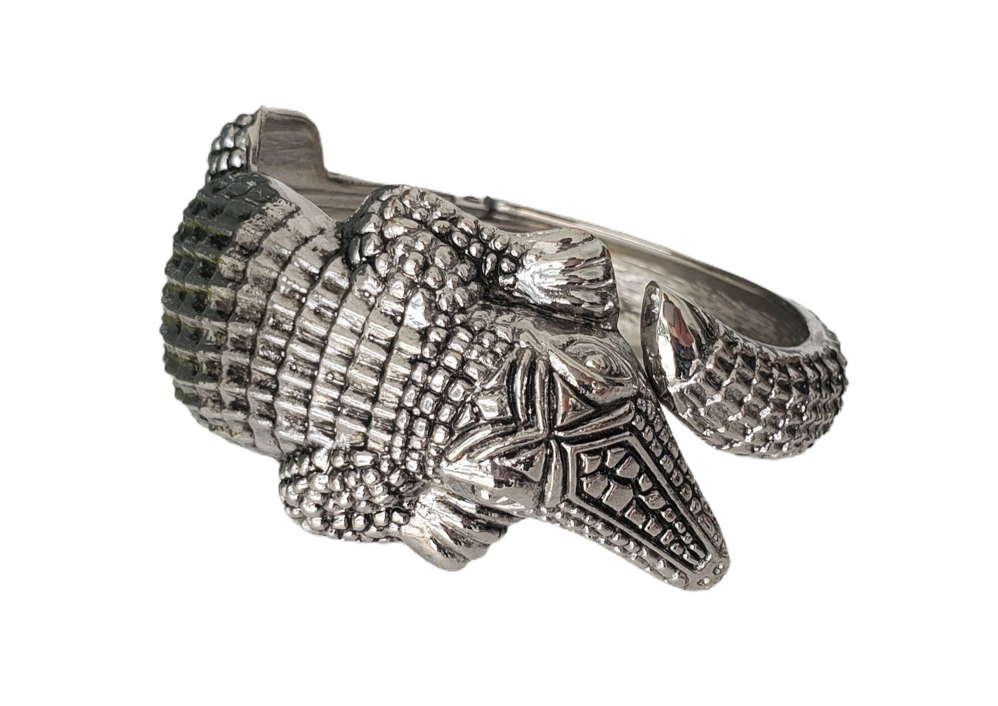 Alligator Cuff Bracelet 