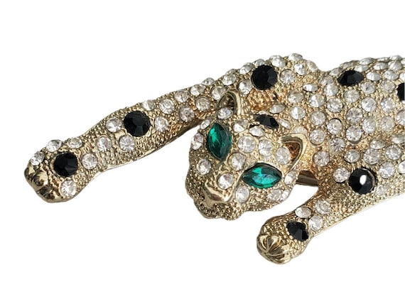 Vintage Extra Large Big Cat LEOPARD Convertible S… - image 2