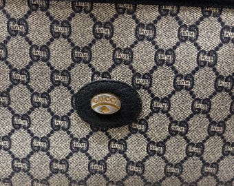 バッグ Vintage Gucci GG pattern clutch bag 🌺Vintage GUCCI GG Logo Pattern Canvas Envelop Document