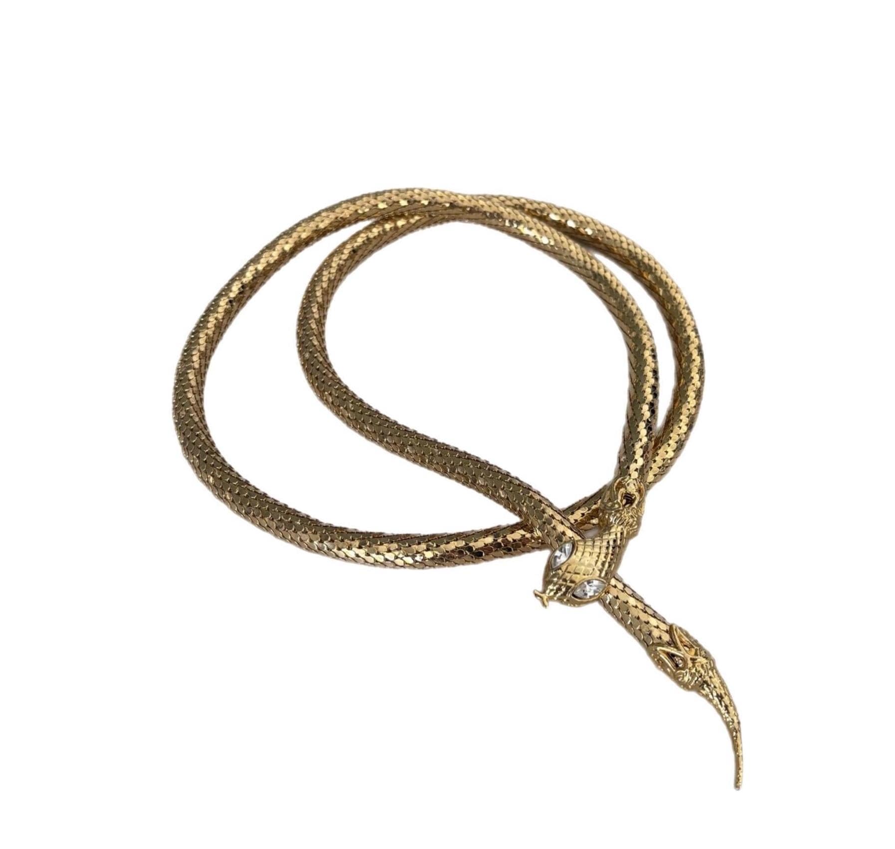 Whiting & Davis Serpent Belt - Etsy