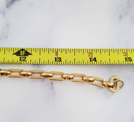 Clear Rhinestone Studded Gold Tone Fancy Chain Choker