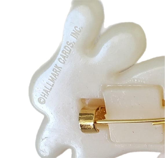 Vintage Hallmark Glitter Easter YELLOW Plastic BU… - image 3