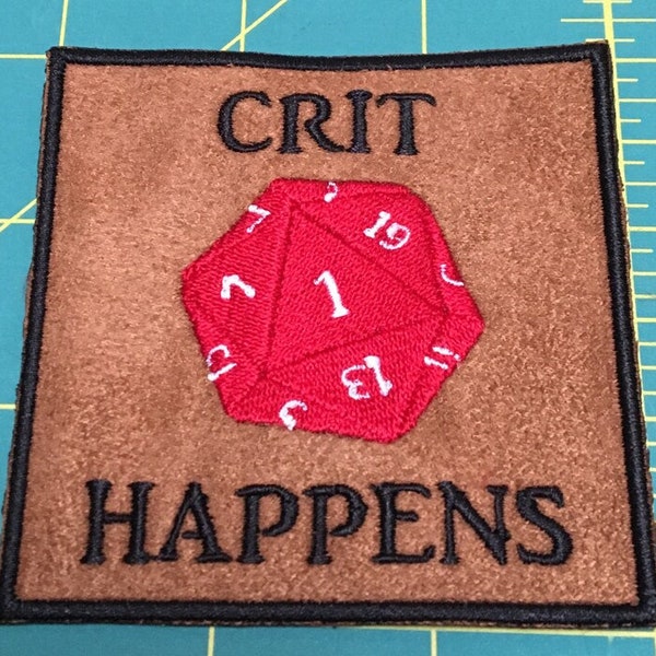 Crit Happens Design (Machine Embroidery File)