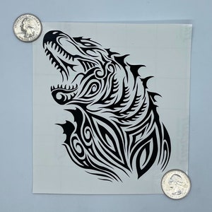 Roaring Dinosaur King Vinyl Decal