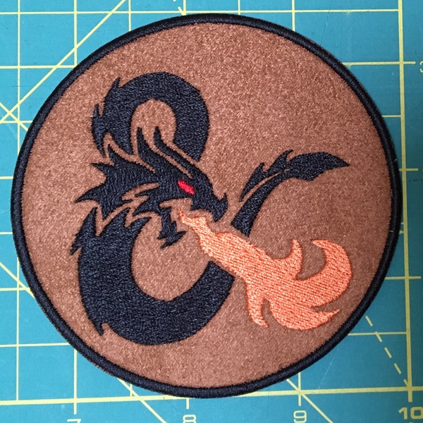The Dragon of Roleplaying Fan Art Embroidered Patch