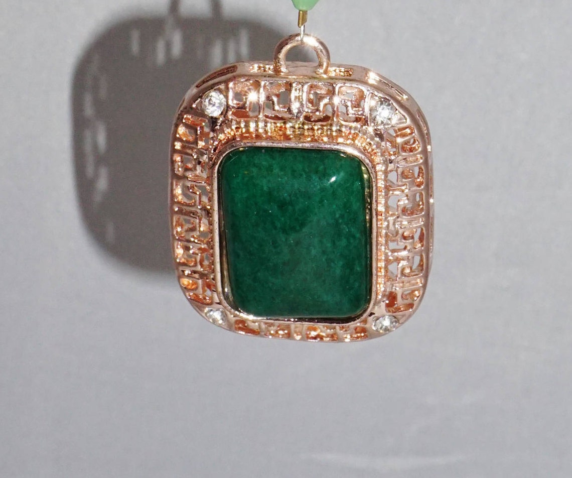 Verde y oro Tirador de la cadena del ventilador de techo | Etsy