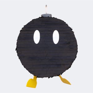 Bob Omb Mario Birthday Party Piñata - Bomb Pinata - Etsy