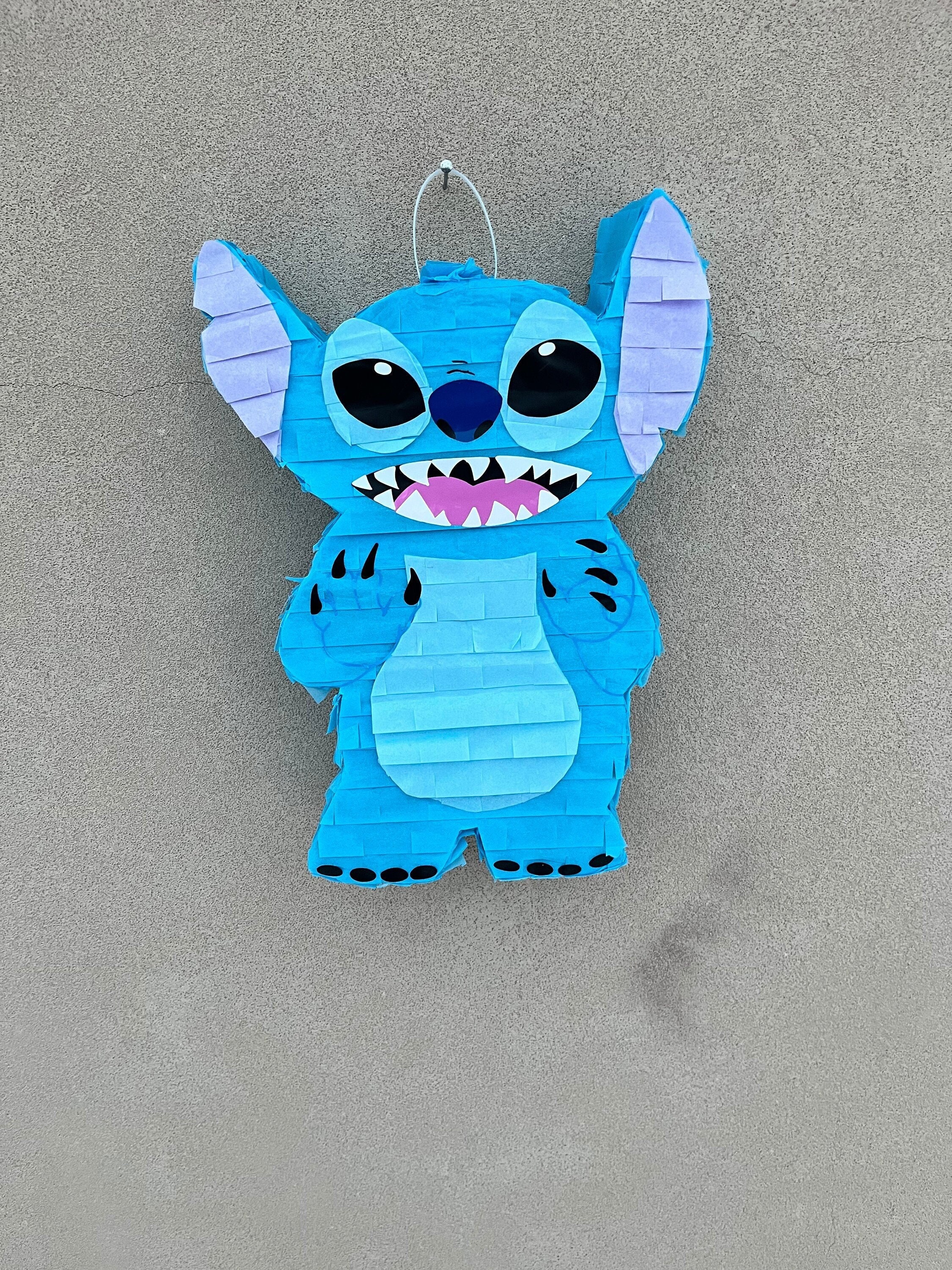 Stitch Piñata With Number Lilo and Stitch. 