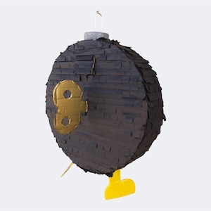 Bob Omb Mario Birthday Party Piñata - Bomb Pinata - Etsy