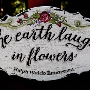 Garden SIGN-Personalized Garden Sign- Flower Garden Sign-Rustic Garden Sign-Custom Garden Sign-Vintage Garden Sign-Vintage Garden Decor