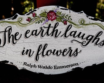 Garden SIGN-Personalized Garden Sign- Flower Garden Sign-Rustic Garden Sign-Custom Garden Sign-Vintage Garden Sign-Vintage Garden Decor