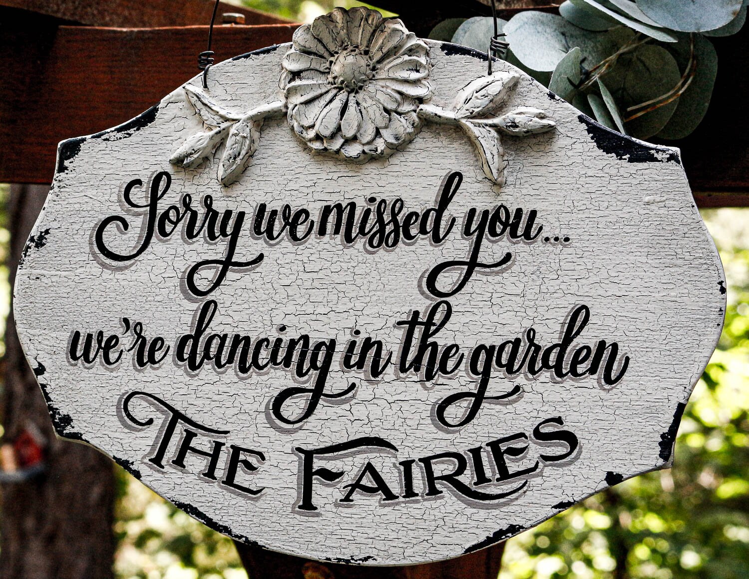 Garden Sign-personalized Garden Sign-flower Garden Sign-rustic | Etsy