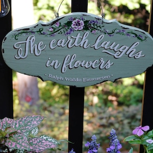 Garden SIGN-Personalized Garden Sign- Flower Garden Sign-Rustic Garden Sign-Custom Garden Sign-Vintage Garden Sign-Vintage Garden Decor