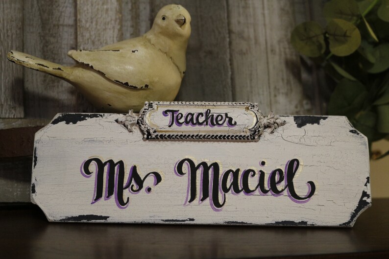 Desk Signs Name Plate Sign Office Name Sign Office Name Etsy